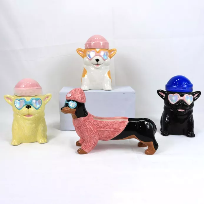 Djurens keramikljushållare