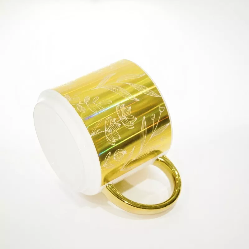 Elektroplätering Dekal keramisk mugg