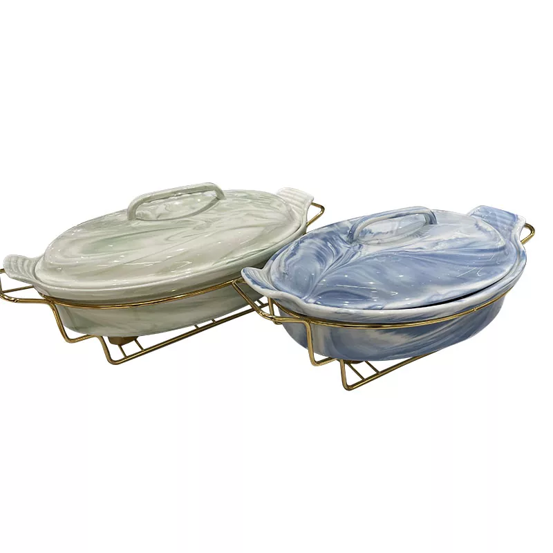 Elegant marmoreringskeramik