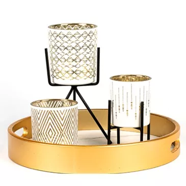 Lyxmönster glasljushållare