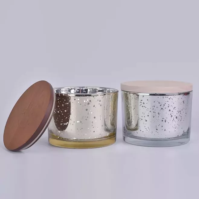 Rund glasljushållare